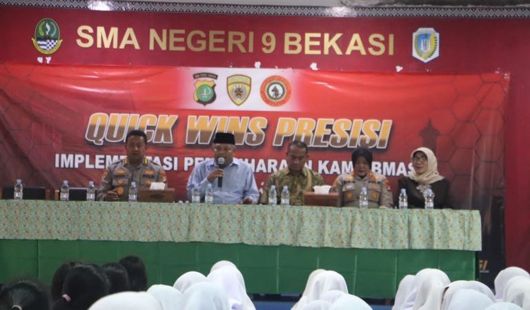 Hadir di SMAN 9 Kota Bekasi, Karo SDM Polda Metro Berikan Penyuluhan Wawasan Kebangsaan