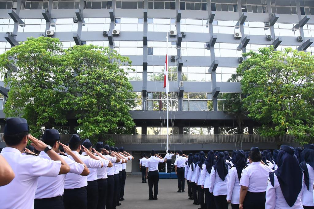 Semarak Hari Kemerdekaan Ke-78 Republik Indonesia, Bakamla RI Gelar Upacara Bendera