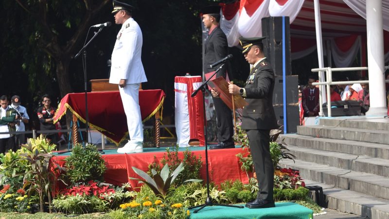 Kemeriahan Upacara Peringatan HUT Kemerdekaan RI Ke-78 di Kota Bekasi