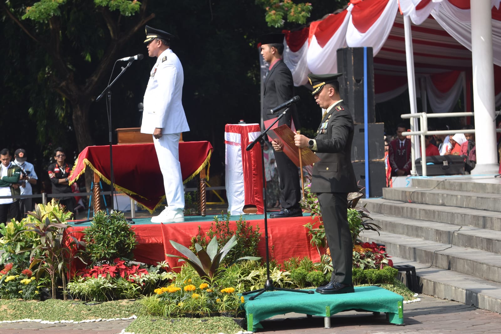 Kemeriahan Upacara Peringatan HUT Kemerdekaan RI Ke-78 di Kota Bekasi