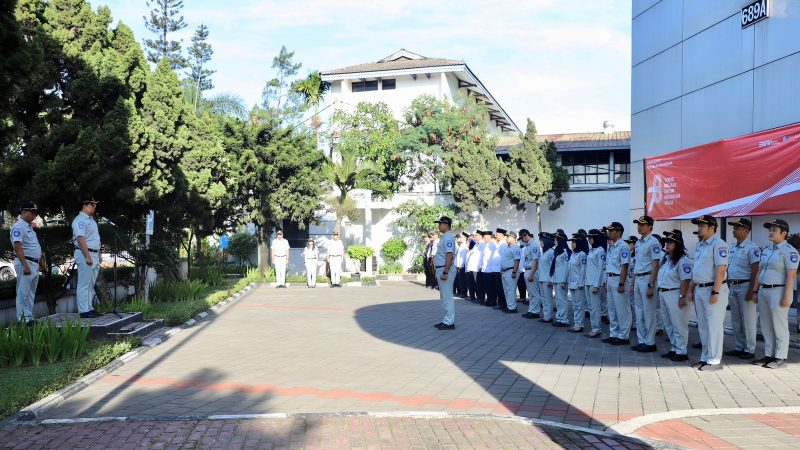 Jasa Raharja Jawa Barat Gelar Upacara Peringatan HUT RI ke-78