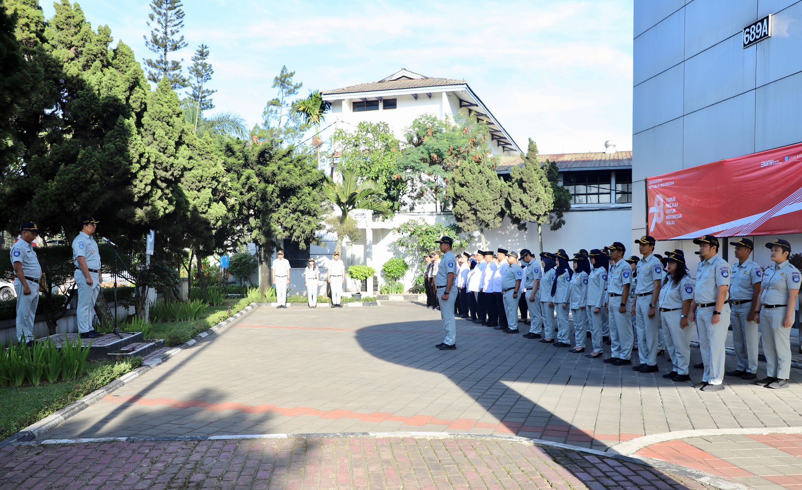 Jasa Raharja Jawa Barat Gelar Upacara Peringatan HUT RI ke-78