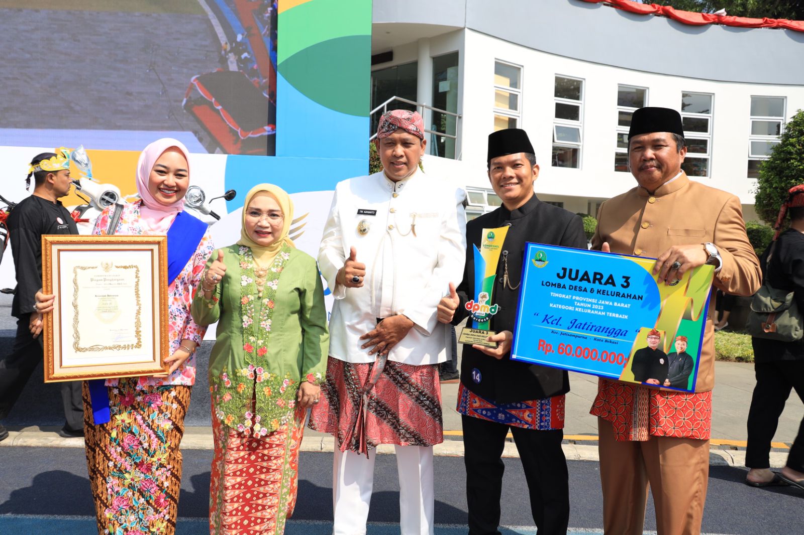 Upacara HUT Ke-78 Jabar Digelar, Kota Bekasi Raih Dua Penghargaan Sekaligus