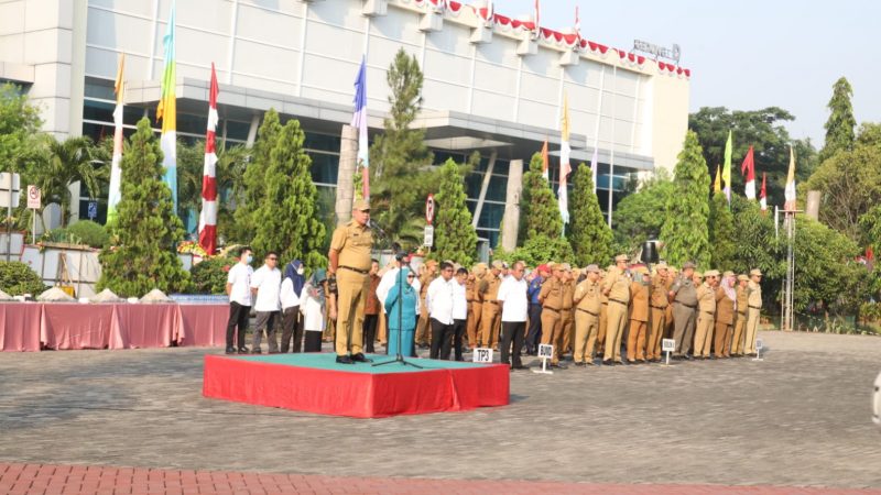 Wali Kota Bekasi Tri Adhianto Ajak Aparatur Pemkot Bekasi Solid dan Total dalam Berikan Pelayanan kepada Masyarakat.