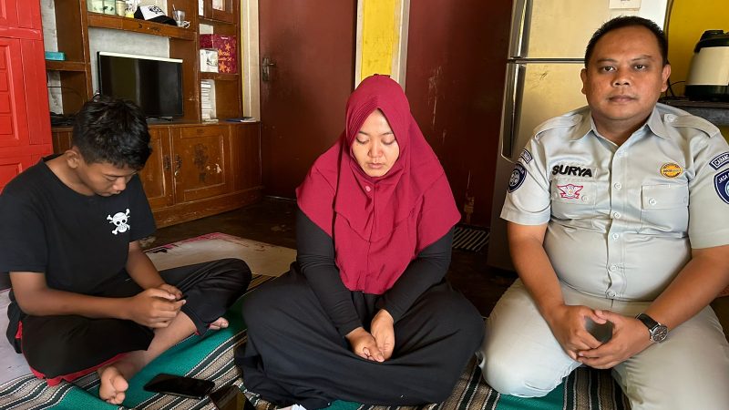 Kurang dari 24 Jam Jasa Raharja Jawa Barat Serahkan Santunan Kecelakaan di Kecamatan Cileunyi Kabupaten Bandung