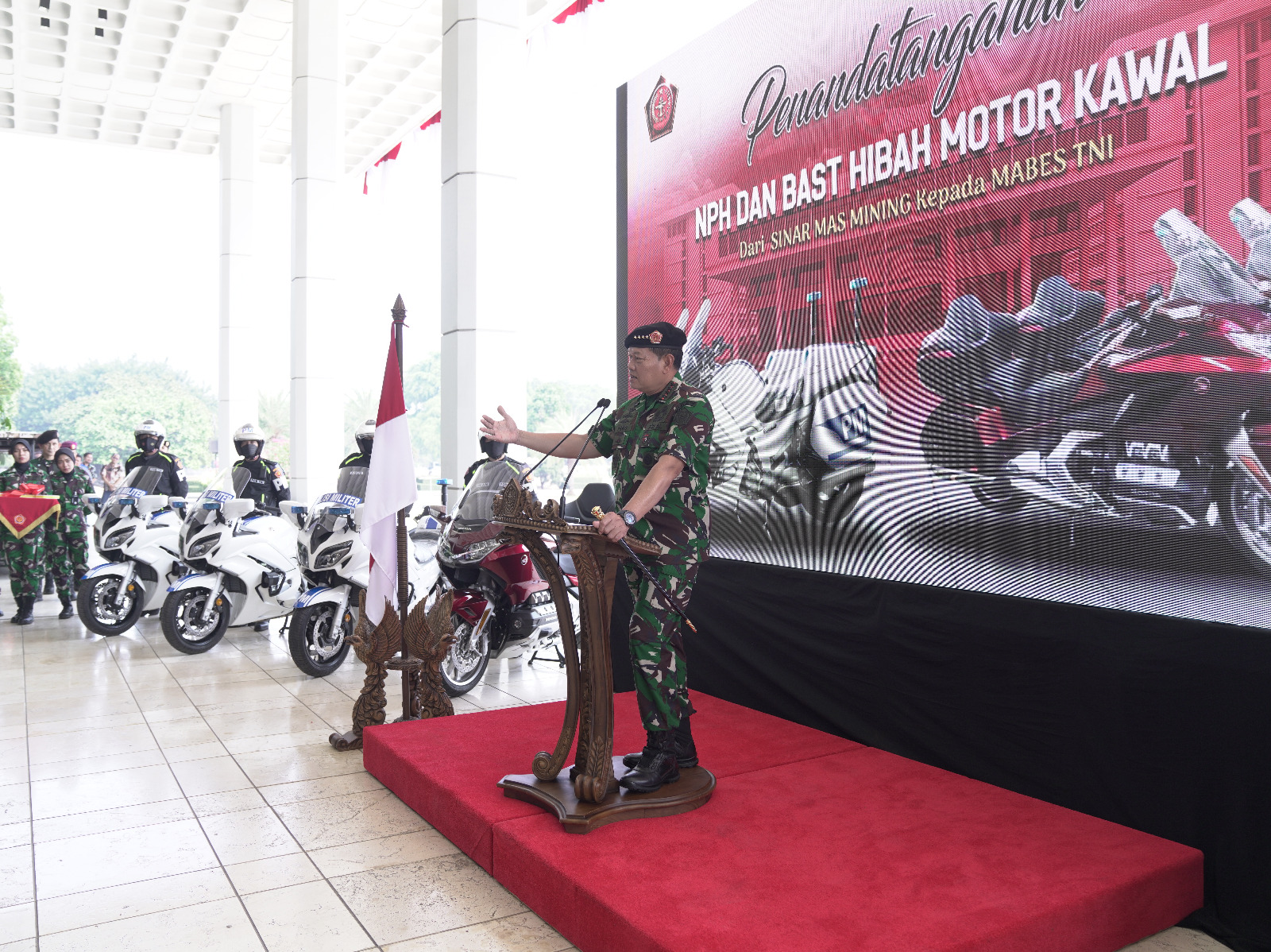 Delapan Motor Kawal Terbaru Siap Dukung Pelaksanaan Tugas TNI