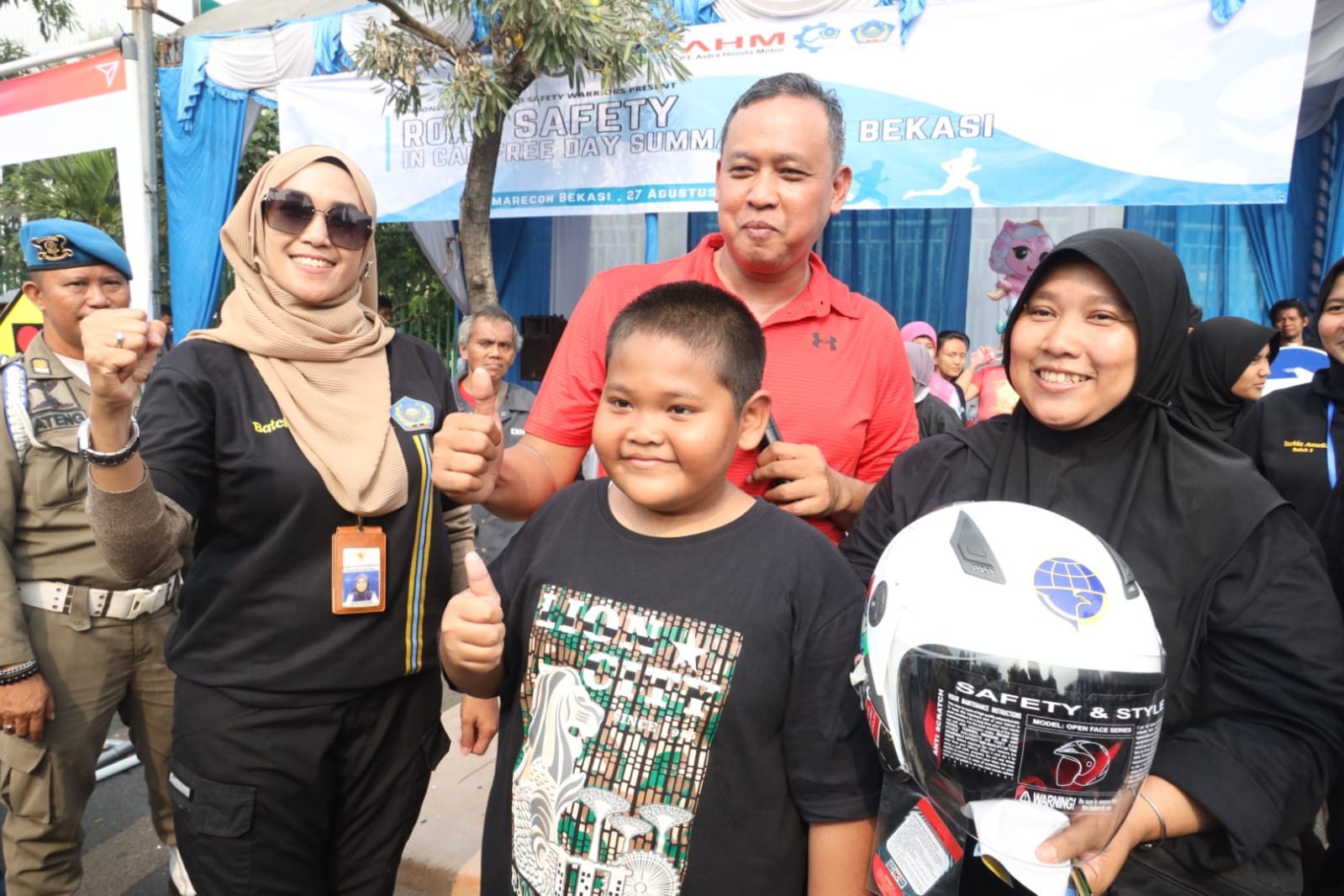 STTD Sosialisasikan Road Safety di Area Car Free Day Kota Bekasi