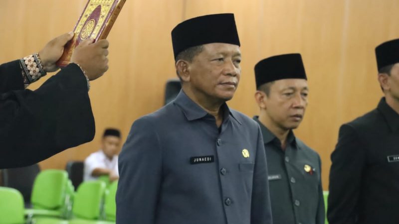 Drs. Junaedi Dilantik Sebagai Sekretaris Daerah Kota Bekasi.