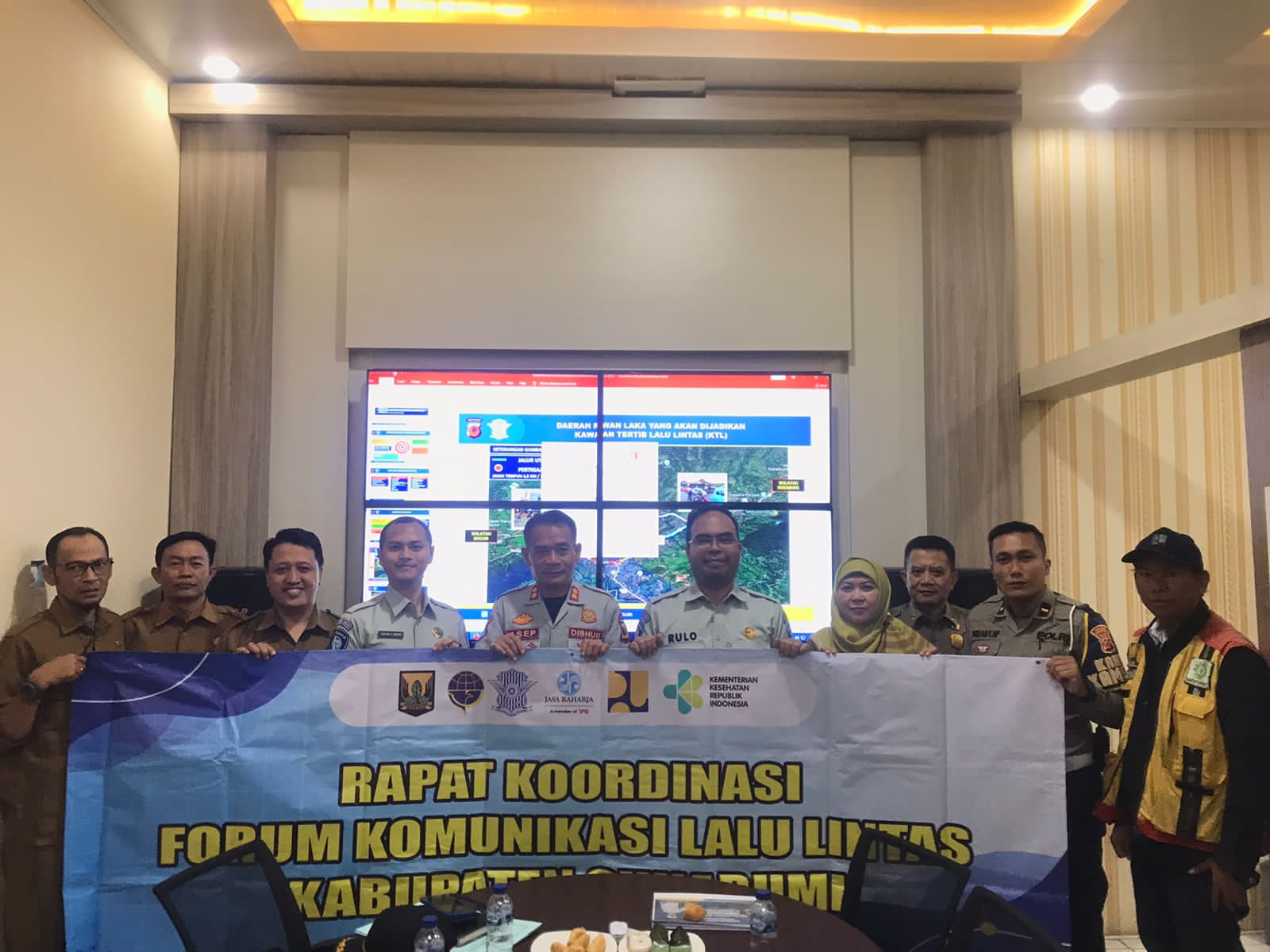 PT. Jasa Raharja Perwakilan Sukabumi Kembali Selenggarakan Rapat Forum Komunikasi Lalu Lintas Angkutan Jalan (FKLLAJ) di Wilayah Kabupaten Sukabumi