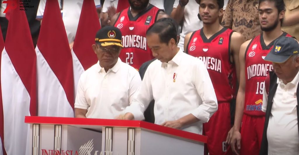 Jelang Piala Dunia Basket FIBA, Presiden Resmikan Indonesia Arena