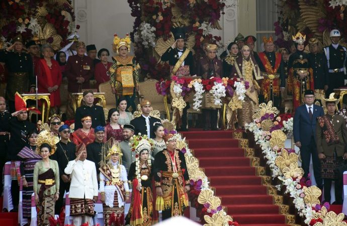 Presiden Jokowi Pimpin Upacara Peringatan Detik-Detik Proklamasi di Istana Merdeka