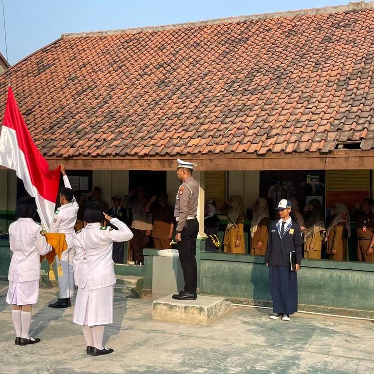 Polsek Cikarang Selatan Giat Pembinan Pelajar Antisipasi Kenakalan Pelajar