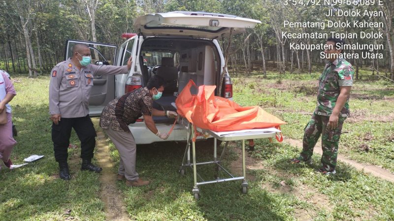 Polsek Serbalawan Evakuasi Temuan Mayat Wanita di Area PT. Bridgestone, Diduga ODGJ
