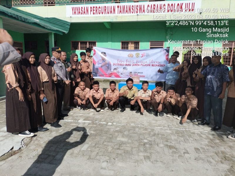 Polsek Serbalawan Laksanakan Program Quick Wins Presisi, Di Taman Siswa Ciptakan Wawasan Kebangsaan Dan SDM Yang Unggul