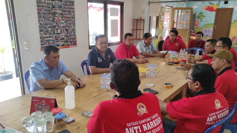 Kampung Tangguh Bebas Narkoba, AKBP Farlin : Kita Bantu dan Siap Dukung Kegiatan RW 26 Pejuang