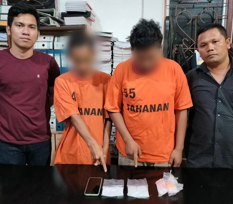 Polres Simalungun Tangkap 2 Tersangka Kasus Narkoba, Barang Bukti Shabu-shabu 100,35 Gram