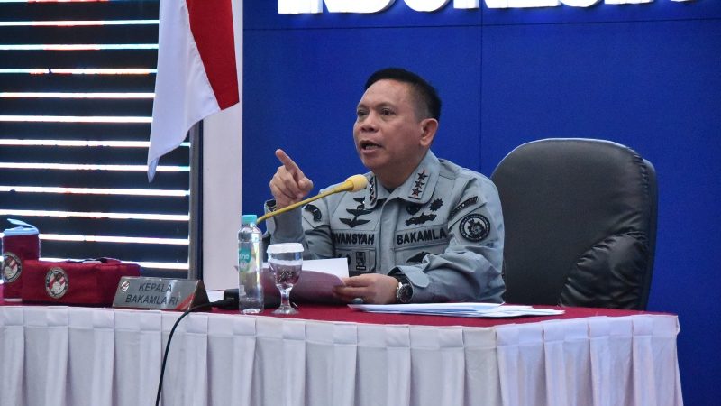 Hari Pertama Menjabat, Kepala Bakamla RI Laksdya Irvansyah Beberkan Program Kerja