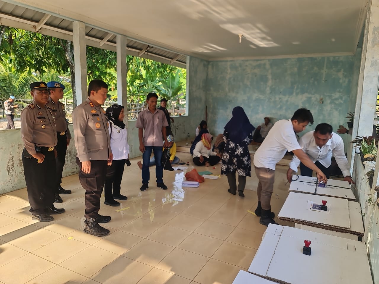 Dari Wilayah Terluar Kabupaten Simalungun Kapolres Monitoring Pilpanag, Pastikan Berjalan Aman