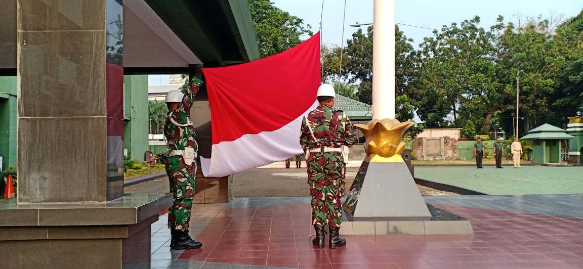 Kodim 0505/Jakarta Timur Gelar Upacara 17-an, Tingkatkan Kemanunggalan TNI Dengan Rakyat