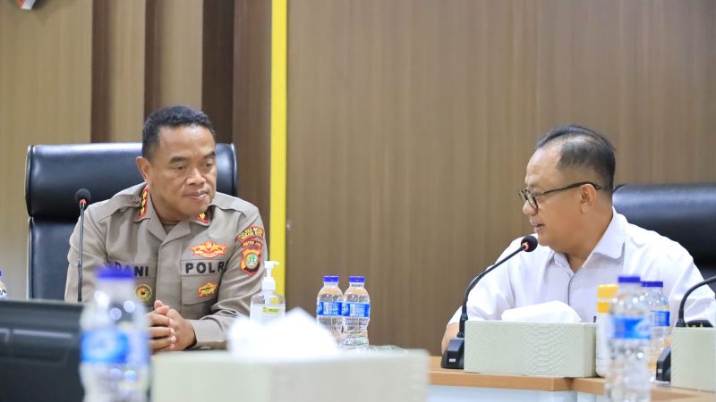 Kembali Silaturahmi Bersama Unsur Forkopimda, Pj. Wali Kota Bekasi Sambangi Polres Metro Bekasi Kota