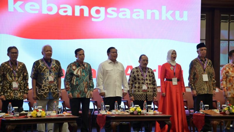 Menhan Prabowo Jadi Keynote Speaker di Seminar Nasional Kebangsaan, Jelaskan Ekonomi Pancasila