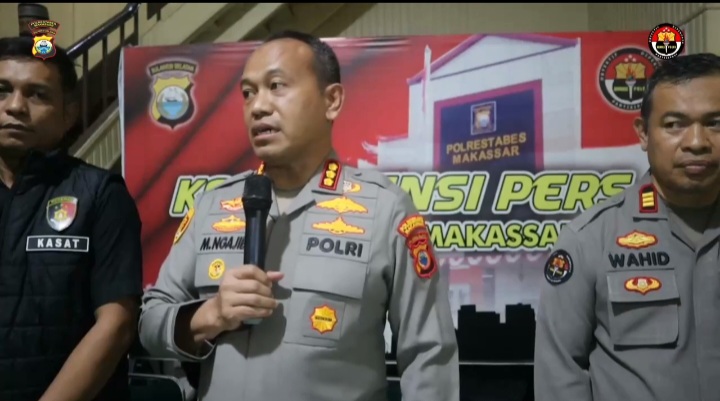 Polrestabes Makassar berhasil Menangkap Tujuh terduga Pelaku Penganiayaan Pelajar SMP yang Viral di Media Sosial