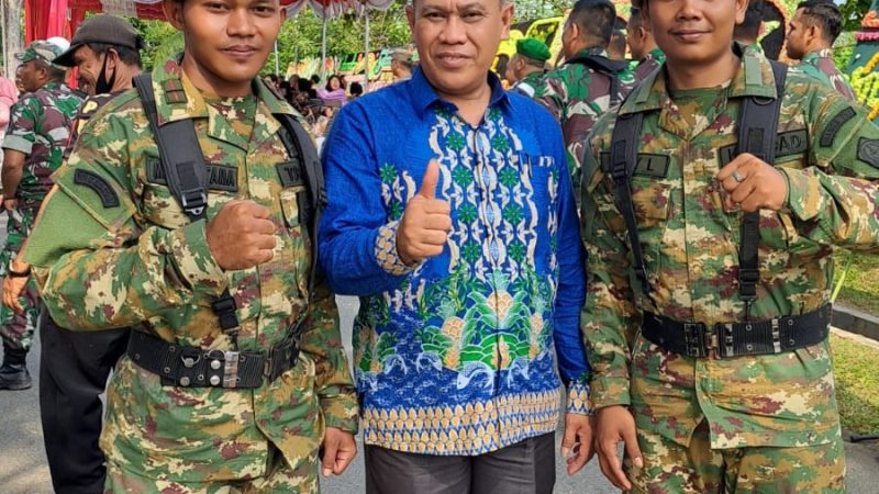 Kaban BPBD Labuhanbatu Drs.Darwin Yusma M.AP Ucapkan Selamat HUT TNI Ke-78