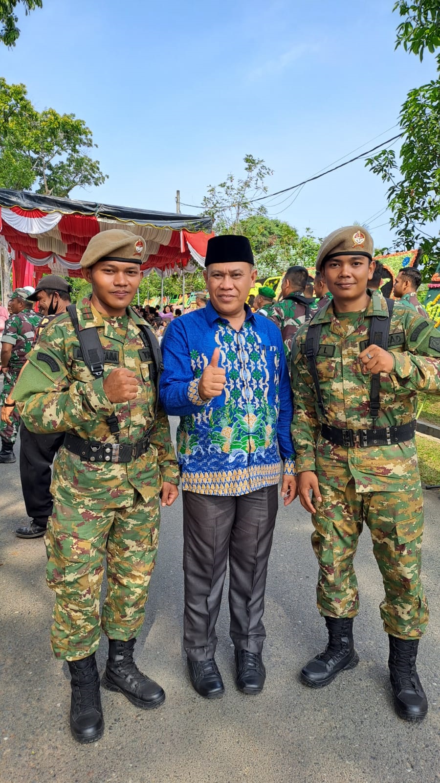 Kaban BPBD Labuhanbatu Drs.Darwin Yusma M.AP Ucapkan Selamat HUT TNI Ke-78