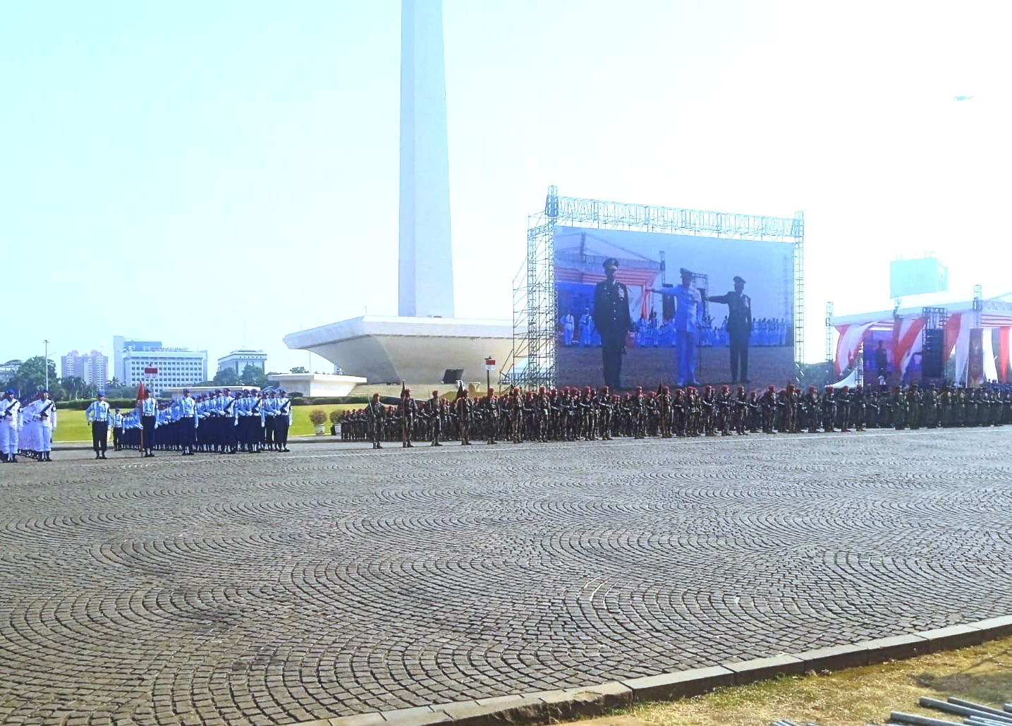 Panglima TNI hadiri Geladi Bersih HUT TNI ke – 78 di Monas