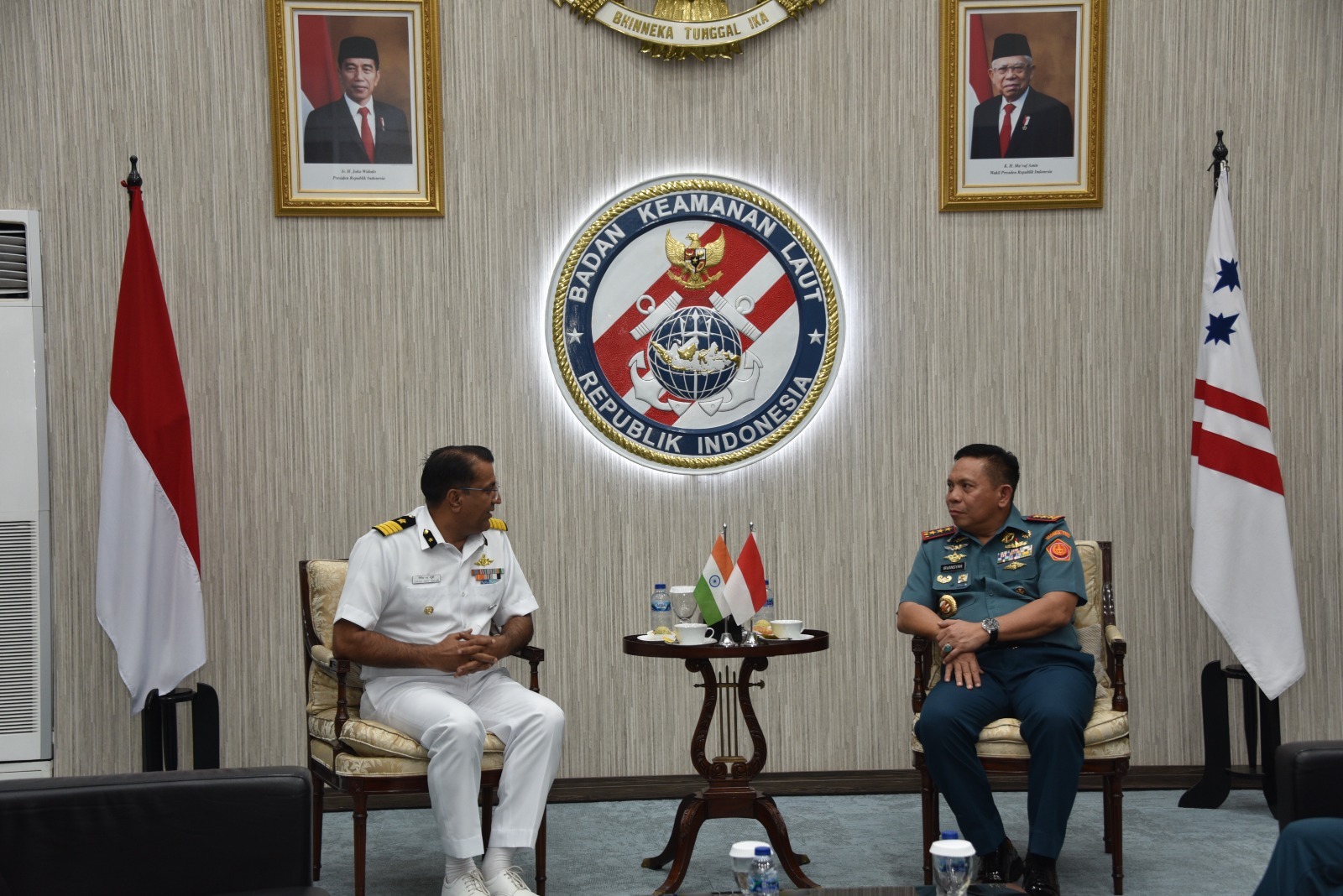 Kepala Bakamla RI Terima Courtesy Call Indian Coast Guard (ICG)