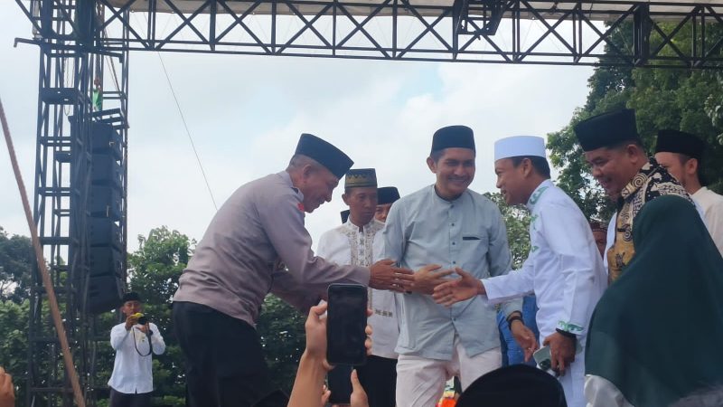 Polres Simalungun Gelar Pengamanan Tabligh Akbar Ustadz Das’Ad Latif di Balimbingan