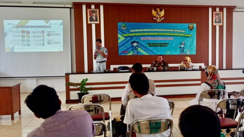 SOSIALISASI TIM PEMBINA SAMSAT KABUPATEN KE KECAMATAN CIKEMBAR KABUPATEN SUKABUMI