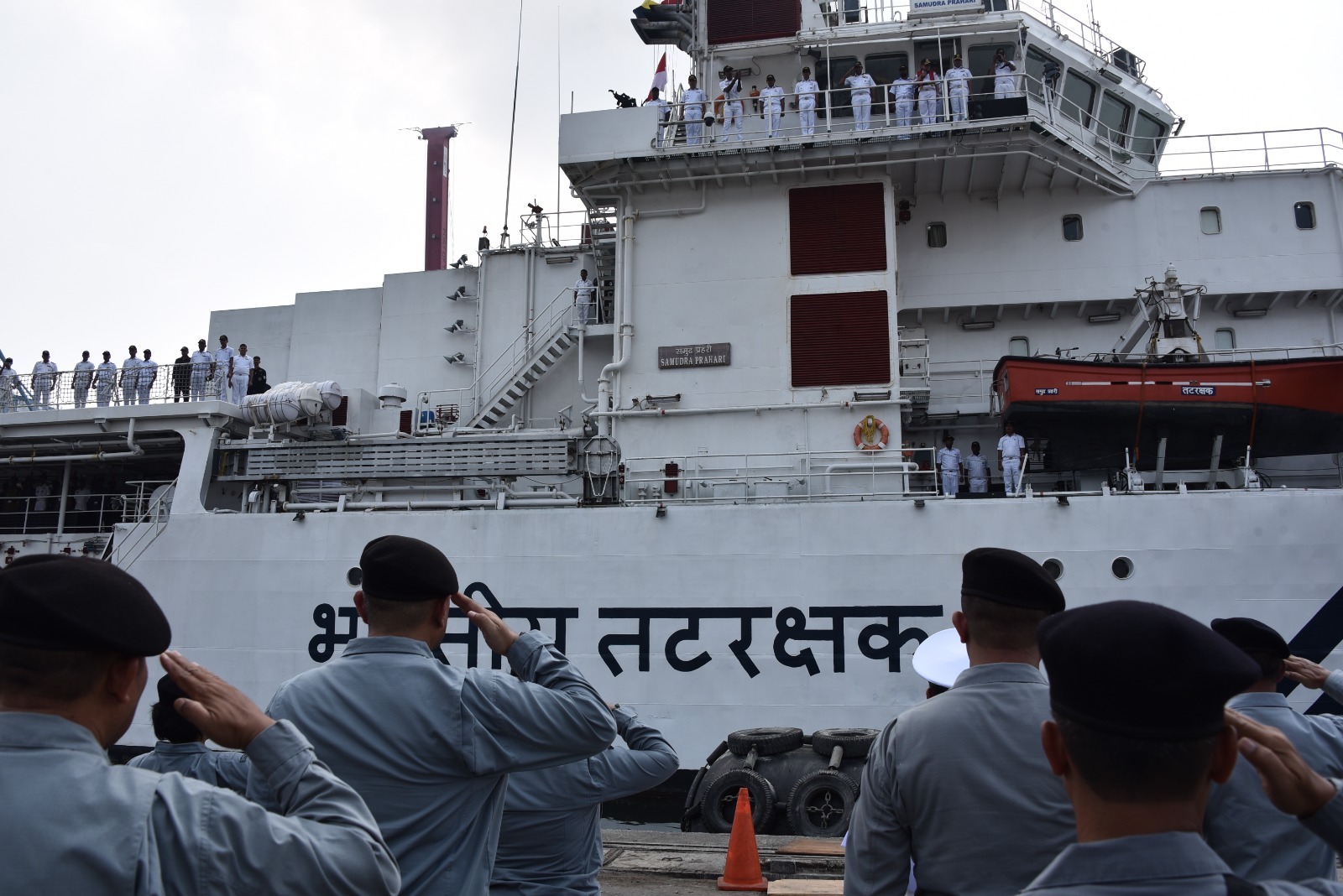 Bakamla RI Lepas Kepulangan Indian Coast Guard Ship Samudra Prahari