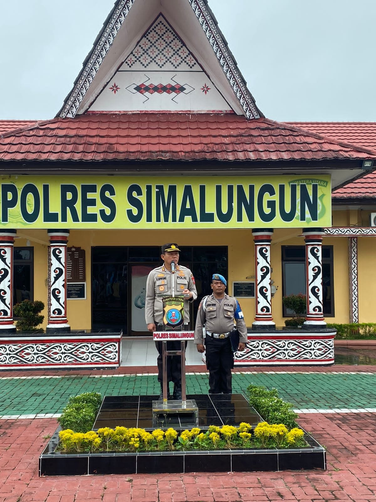 Polres Simalungun Adakan Apel Pagi, Ada Arahan Penting dari Kapolres