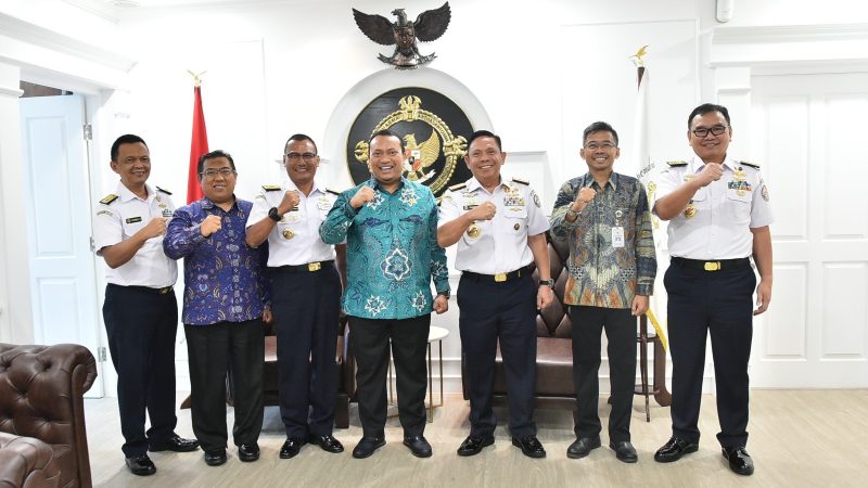 Kepala Bakamla RI Lakukan Courtesy Call ke Pimpinan 1 BPK RI