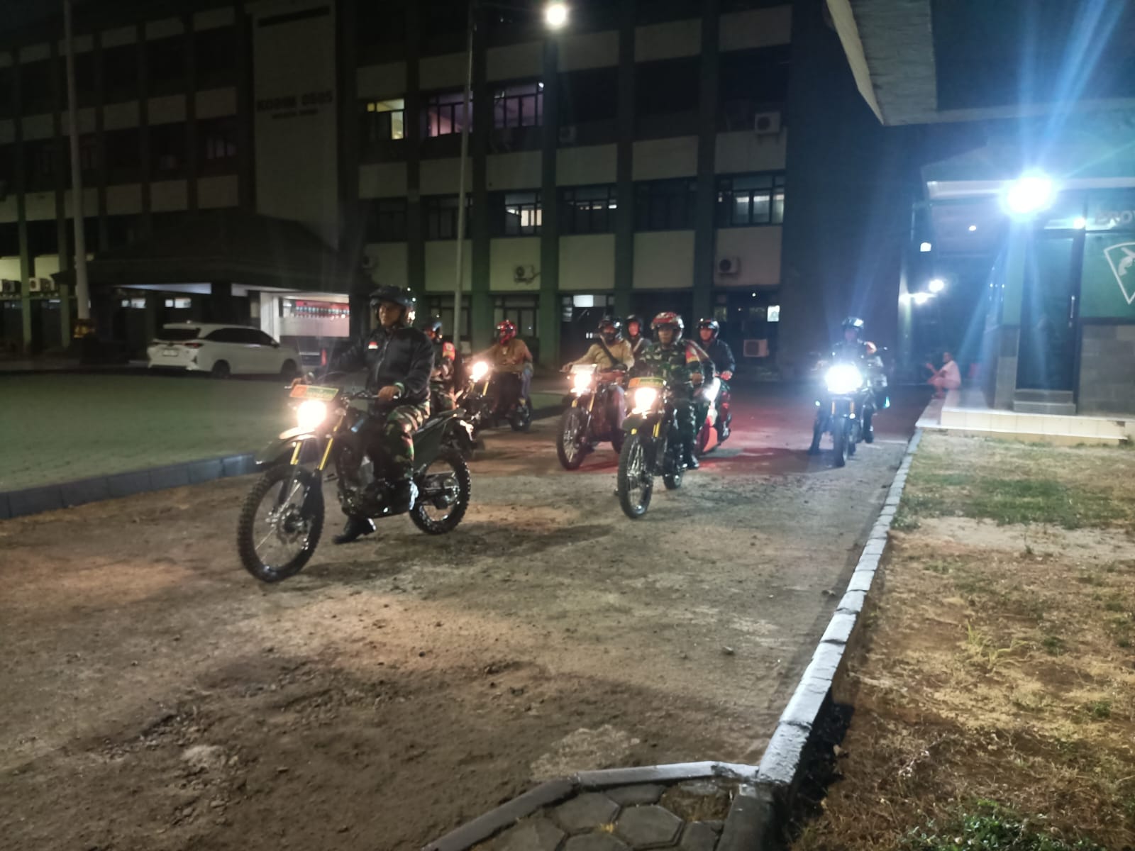 Antisipasi Guantibmas, Kodim 0505/Jakarta Timur Gelar Patroli Malam