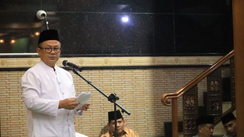 PJ Wali Kota dan Forkopimda Rayakan Maulid Nabi 1445 H di Masjid Al Barkah