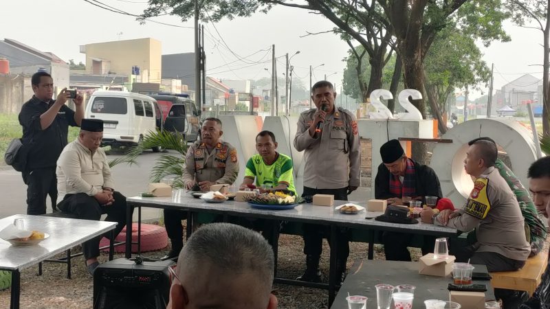 Himbauan Kamtibmas, Polsek Bantargebang Giat Rembug Bersama Warga Mustika Jaya