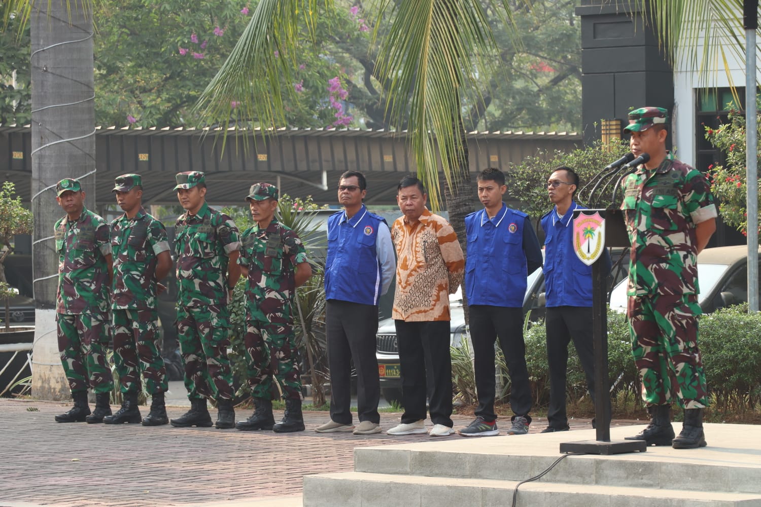 Wakili Danrem, Kasiter Korem 051/Wkt Pimpin Pembukaan Latihan Dasar Kepemimpinan Siswa