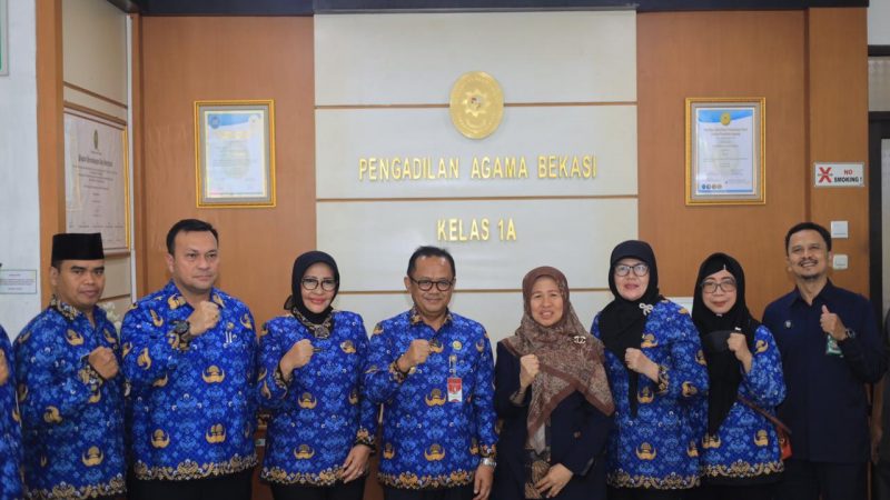 Pj Wali Kota Bekasi R Gani Muhamad ke Pengadilan Agama Kota Bekasi dan Kementrian Agama Kota Bekasi