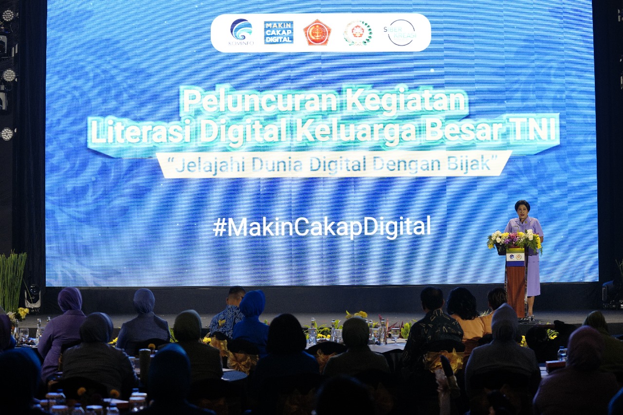 5.350 Peserta Keluarga Besar TNI Ikuti Literasi Digital