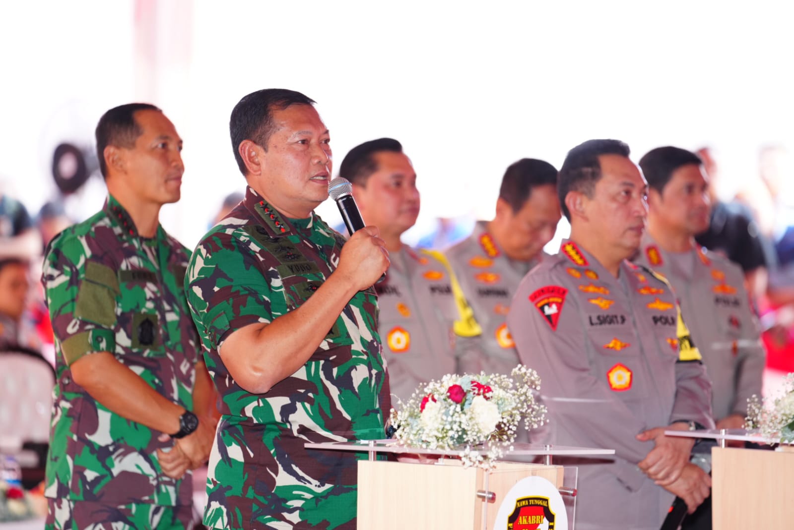 Panglima TNI : TNI-Polri Harus Mempunyai Nilai Manfaat dan Menjadi Solusi Atasi Kesulitan Rakyat