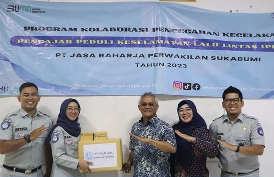 Tingkatkan Kesadaran Keselamatan Berlalu Lintas, Jasa Raharja Sukabumi Laksanakan Kegiatan Pengajar Peduli Keselamatan Lalu Lintas di Universitas Linggabuana PGRI Sukabumi