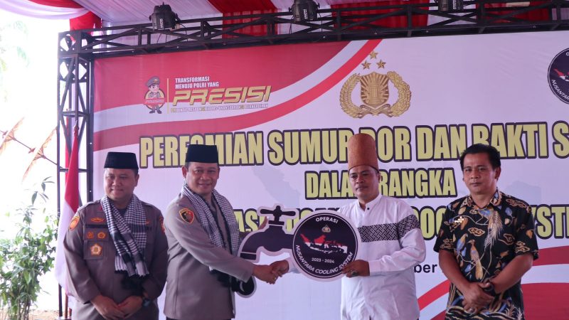 Bahagianya Warga Ciamis dapat Bantuan Sumur Bor dan Paket Sembako dari Operasi NCS Polri