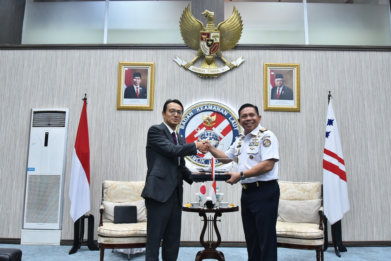 Kepala Bakamla RI Terima Courtesy Call Dubes Jepang