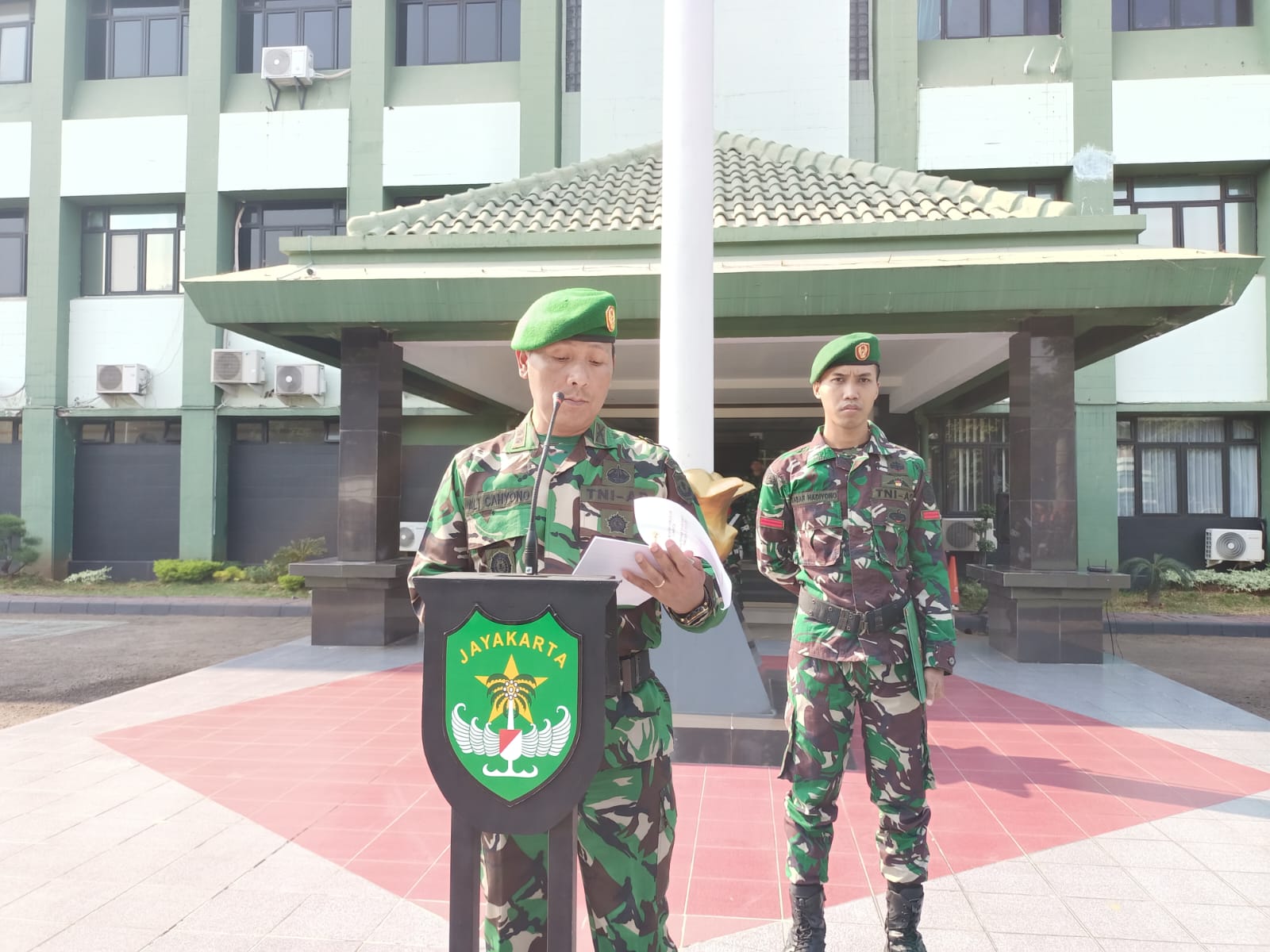 Bersama Majukan Indonesia, Kodim 0505/Jakarta Timur Gelar Upacara Peringati Sumpah Pemuda