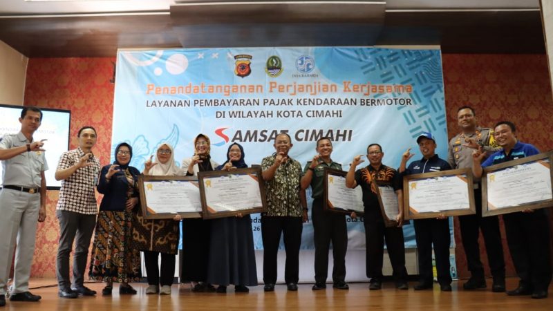 Jasa Raharja Jawa Barat Bersama Tim Pembina Samsat Kota Cimahi adakan Kerjasama Dengan Koperasi