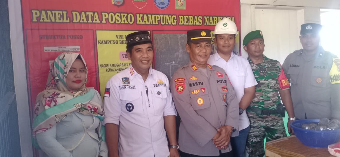 Polsek Bosar Maligas Luncurkan Posko Kampung Bebas Narkoba di Nagori Nanggar Bayu