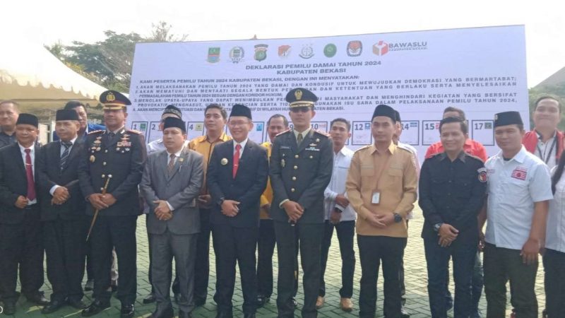 Momentum Hari Kesaktian Pancasila, Pemkab Bekasi Gelar Deklarasi Pemilu Damai 2024